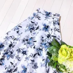 Apuweiser-riche❤︎アートタッチフラワースカート