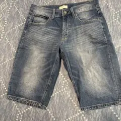 BACK NUMBER デニムショートパンツ インディゴ Mサイズのサムネイル