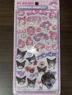 【正規品】ボンボンドロップシール　マイメロ　クロミ　2種セット