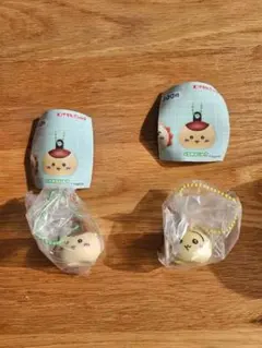 ちいかわ　リップキャップマスコット　うさぎ　 くりまんじゅう　ガチャ