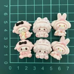 デコパーツ　プラパーツ　6個