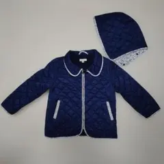 panpantutu キルティングジャケット ネイビー 110cm