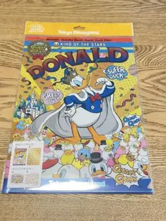 ディズニー パルパルーザ ドナルド クリアホルダー　クリアファイル　新品未使用