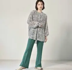 RETRO GIRL ゼブラ柄 シアーシャツ トップス 春夏 ZOZOTOWNのサムネイル
