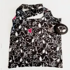 PEANUTS スヌーピー エコバッグ　黒