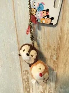 ディズニーストア限定　ツムツム　チップ&デール　キーチェーン　未使用