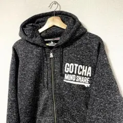 GOTCHA ガッチャ 裏ボアフルジップパーカー XL ブラック 古着
