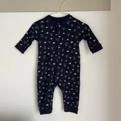 【UNIQLO】ロンパース・カバーオール ネイビー 気球柄
