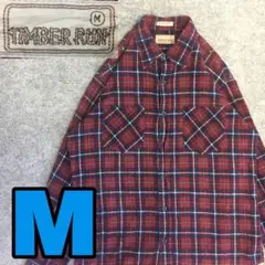 K1259 TIMBER RUN チェック ネルシャツ アメカジ 古着