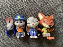 ズートピア　フィギュア　まとめ売り　ニック　ジュディ