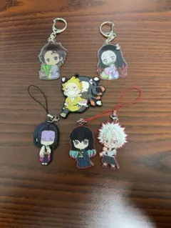 鬼滅の刃 アクリルキーホルダー 6個セット