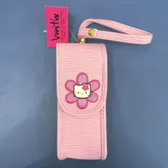 ハローキティ　1997年　お花　マルチケース　カオハナ　携帯　レトロ　平成