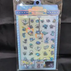 韓国 限定 ポケモン バブルステッカー ブルー メタモン ポップアップ