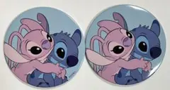 ディズニー　スティッチ　エンジェル　マジカルスプリングキャンペーン　缶バッジ