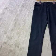 ★無印良品 スリムストレッチジーンズ 31 ブラック メンズ デニムパンツ