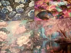 MIYUU様 両面デザインペーパー コラージュシート 8種各2枚 おすそ分け