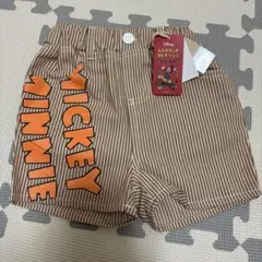 Disney ミッキー ミニー 半ズボン ショートパンツ 新品 90 男の子