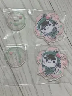 中在家長次　忍たま　フリューくじ　桜もちぴこ　もちぴこ　アクスタ　2個セット