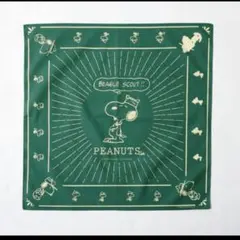 売り切り価格ピーナッツカフェ　バンダナ　オリーブ　グリーン