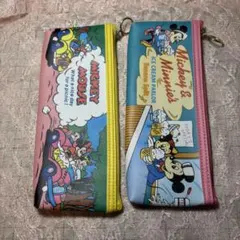 レトロミッキーフレンズ　ペンケースまとめ売り