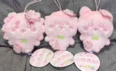 ちいかわ ぬいぱれっと~さくらいろ~マスコット①　3点
