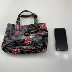 FEILER フラワープリント ハンドバッグ