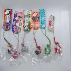 ハローキティ ストラップ 6個セット　ご当地限定