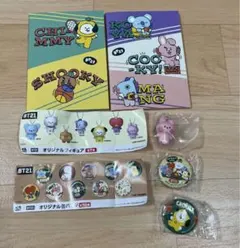 BT21  くら寿司　オリジナルフィギュア　缶バッジ　ノート　計5点セット