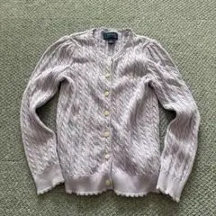 Polo Ralph Lauren 薄紫 カーディガン 120