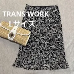 美品★TRANS WORK★日本製スカート★Lサイズのサムネイル