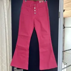最終値下げ　BIG JOHN ブーツカットデニム ピンク W29 L34② 美品のサムネイル