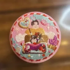 【Disney】シュガー・ラッシュ 刺繍缶バッジ(Biscuits)