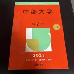 中部大学 赤本 2025年