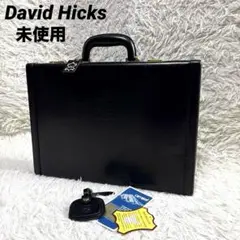 【未使用】本革 レザー　ビジネスバッグ アタッシュケース　ブラックのサムネイル