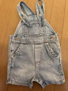 GAP デニムオーバーオール ライトブルー