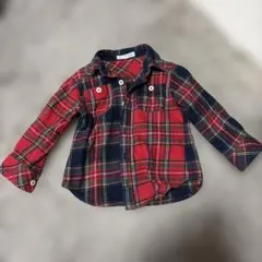 GREEN LABEL RELAXING チェック柄シャツ XS 95サイズ