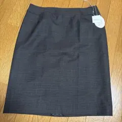 n-line Precious タイトスカート 15号 濃茶系　新品 洋服の青山のサムネイル