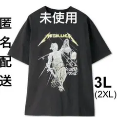 匿名 3L 未使用 メタリカ 黒 Tシャツ 2XL メタルジャスティス