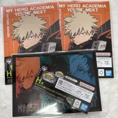 僕のヒーローアカデミア 爆豪勝己 キャンバス風イラストボード 3点