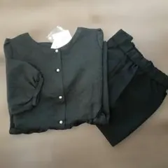 新品　GLOBAL WORK オテラク　パンツ　ブラウス　セットアップ　黑　M