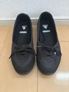 美品❣️le coq sportif フラットシューズ ブラックのサムネイル