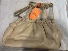 新品　FIRANO ショルダーバッグ ベージュ