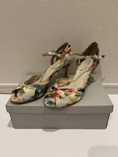 カラフル サンダル ヒール 約7cm