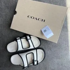 COACH シグネチャー ダブルバックル サンダル サイズ7 新品未使用