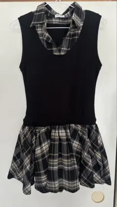 CARA CLUB ノースリーブミニワンピース