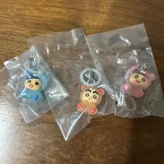 クレヨンしんちゃん めじるしアクセサリー みんなでくまパジャマ