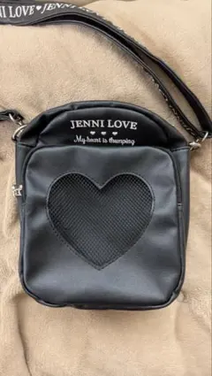 JENNI LOVE ブラックショルダーバッグ