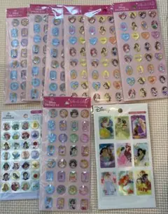 プリンセス キャラクターシール ストーンシールプリンセス 3Dシール