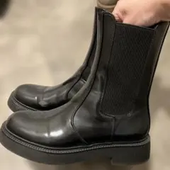 ブラック サイドゴアブーツ　ZARA サイズ39
