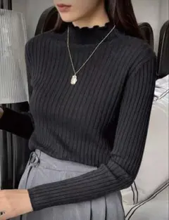 【新品未使用】SHEIN DAZY ニットトップス ブラック